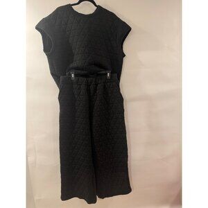 ABM Quilted Top & Pants Set XL Black